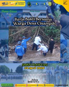 Kerja Bakti Bersama Warga Desa Ciampih