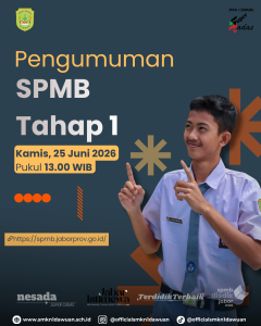 SPMB TAHAP 1 SMKN 1 DAWUAN